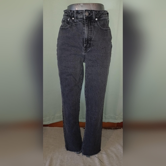 🍒 Madewell The Curvy Perfect Vintage Straight Jean Lunar Wash - Picture 1 of 9